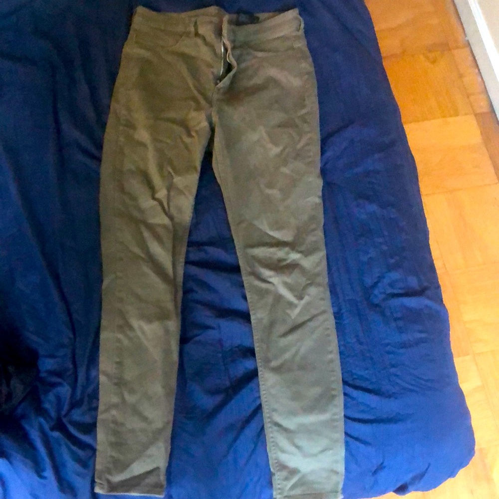 H&M divided line high waisted skinny jeans.